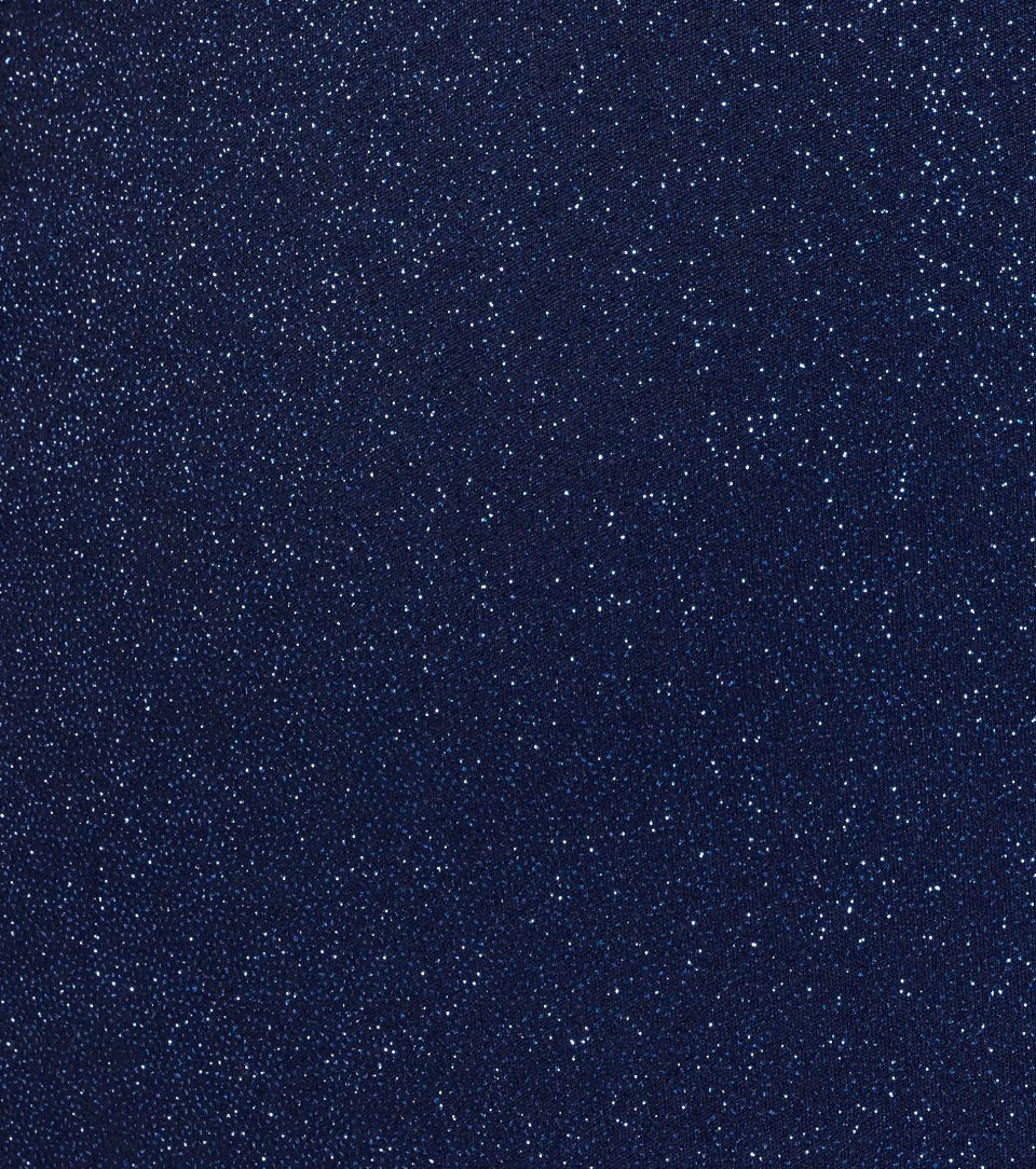 Johanna Cowl Neck Slit Glitter Formal Dress