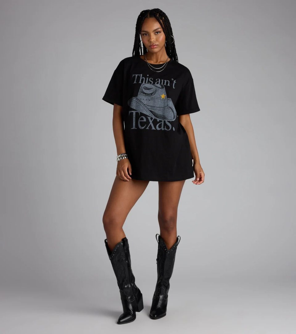 This Ain't Texas Oversized Graphic Tee