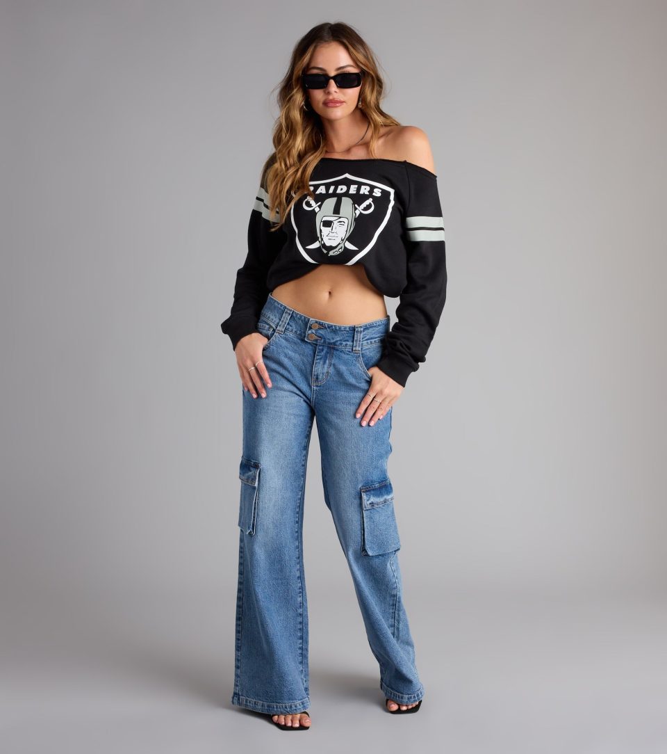 Ultra Game NFL Las Vegas Raiders Pull-Over Top