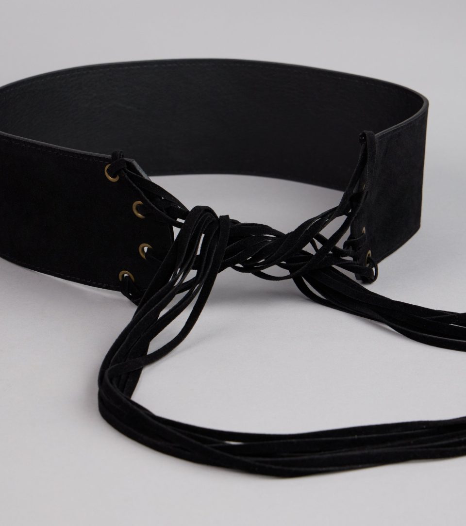 Belt It Babe Faux Suede Tie Belt
