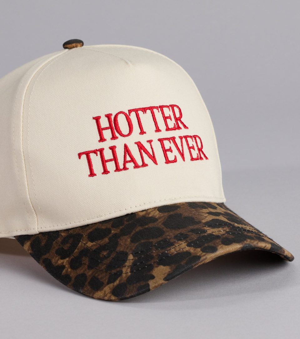 Hotter Than Ever Leopard Baseball Cap
