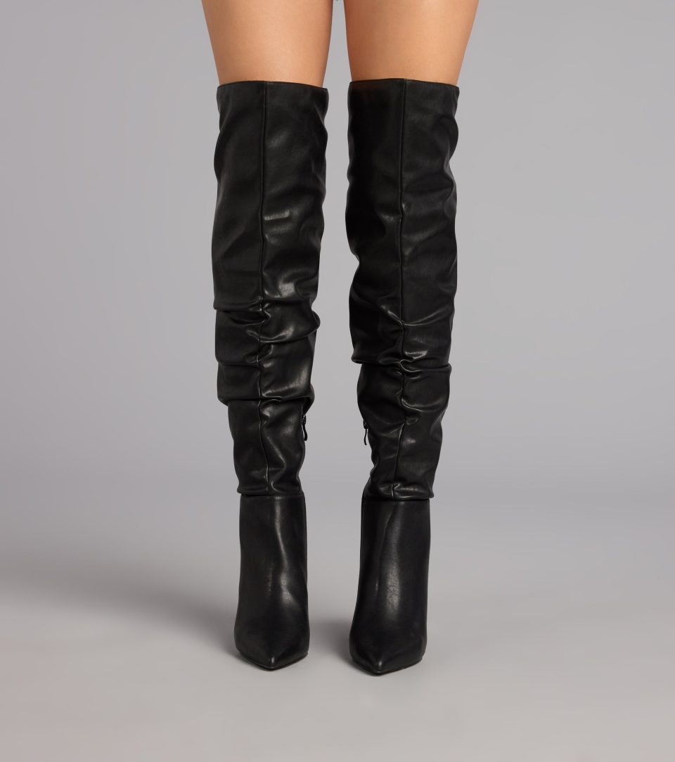 Season’s Sleek Thigh-High Stiletto Boots