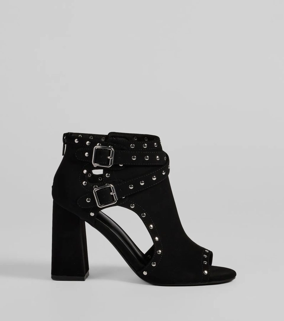 Daring Details Studded Ankle Booties